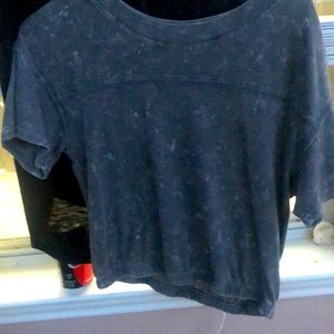 A lounge t-crop top! Comfy